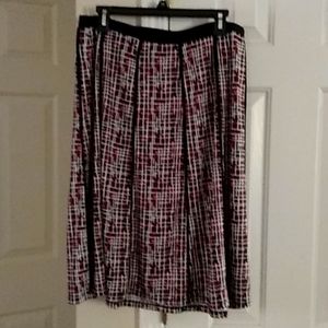 Multicolored Polyester Skirt